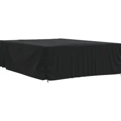 VIDAXL - Housse de salon de jardin noir 350x260x90 cm oxford 420d