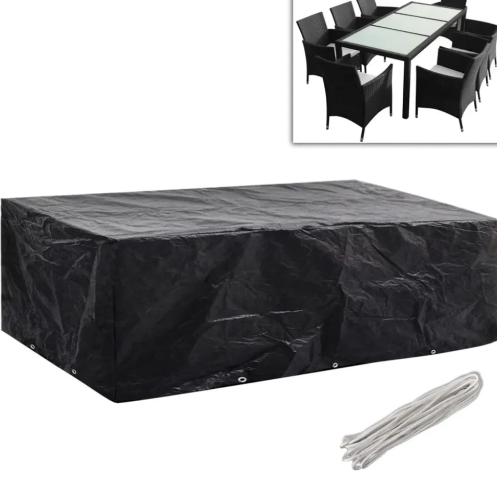 VIDAXL - Housse de salon de jardin 8 œillets 300 x 140 x 90 cm