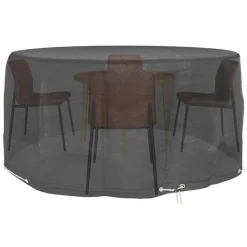 VIDAXL - Housse pour meubles de jardin 10 œillets ø230x90 cm rond