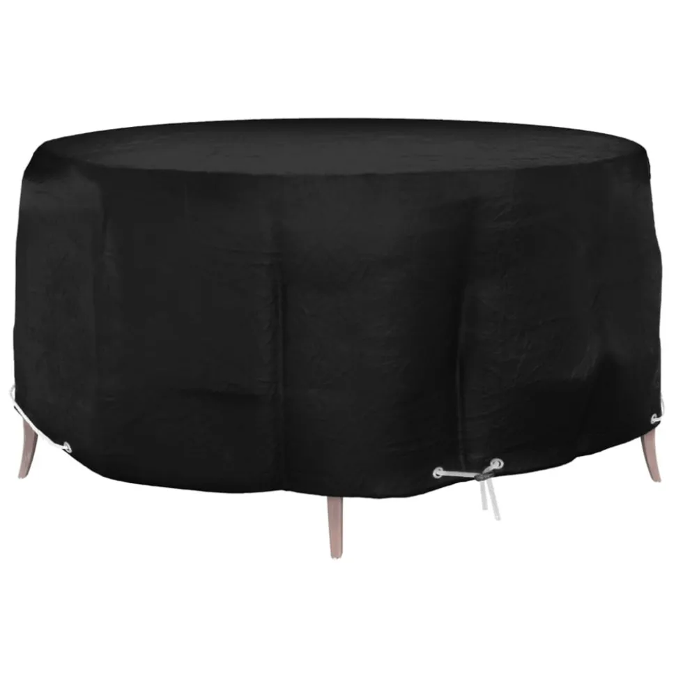 VIDAXL - Housse pour meubles de jardin 10 œillets ø260x90 cm rond