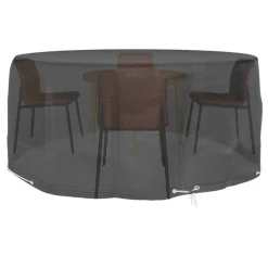 VIDAXL - Housse pour meubles de jardin 10 œillets ø260x90 cm rond