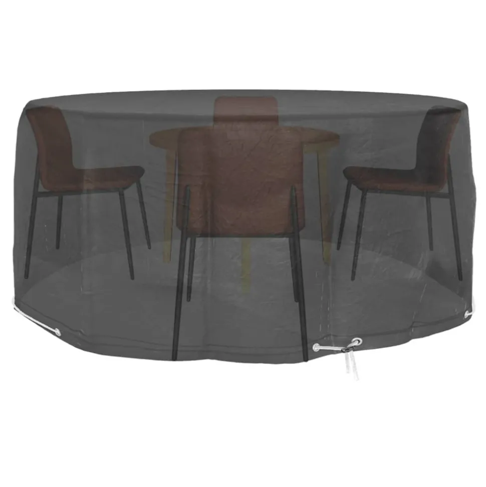 VIDAXL - Housse pour meubles de jardin 10 œillets ø260x90 cm rond
