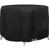 VIDAXL - Housse pour meubles de jardin 6 œillets ø125x75 cm rond