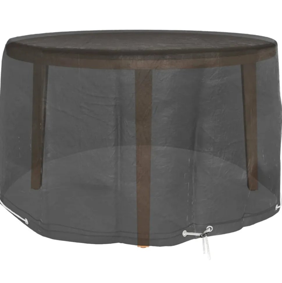 VIDAXL - Housse pour meubles de jardin 6 œillets ø125x75 cm rond