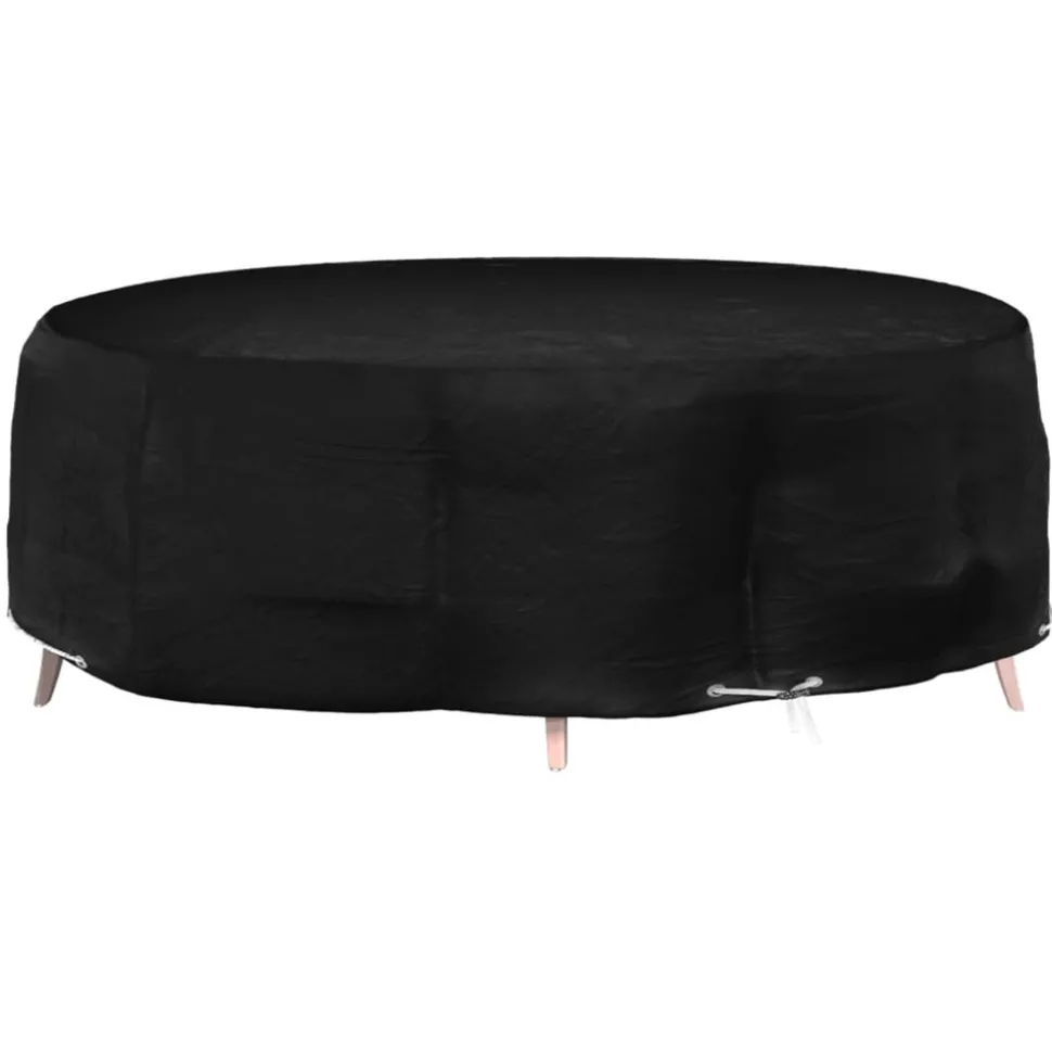 VIDAXL - Housse pour salon îlot 10 œillets ø236x67 cm rond