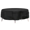 VIDAXL - Housse pour salon îlot 8 œillets ø188x50 cm rond
