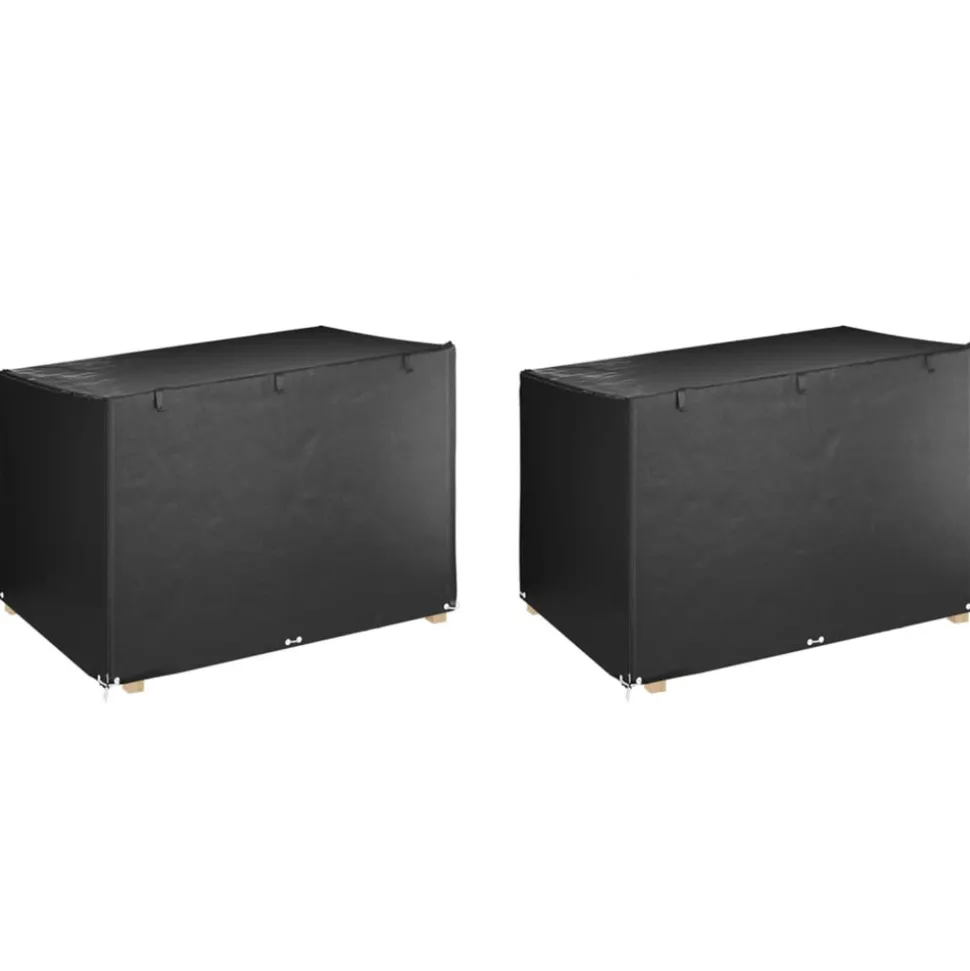VIDAXL - Housses de balancelle 2 pcs 12 œillets 215x150x130/150 cm pe