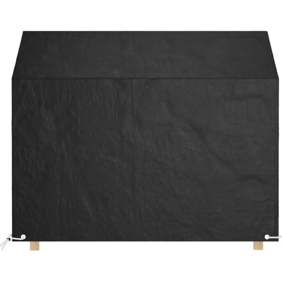 VIDAXL - Housses de banc de jardin 2 pcs 8 œillets 160x70x70/88 cm pe