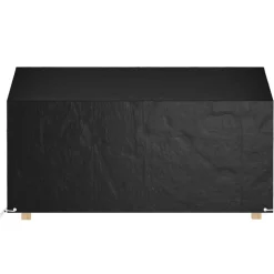 VIDAXL - Housses de banc de jardin 2 pcs 8 œillets 190x70x70/88 cm pe