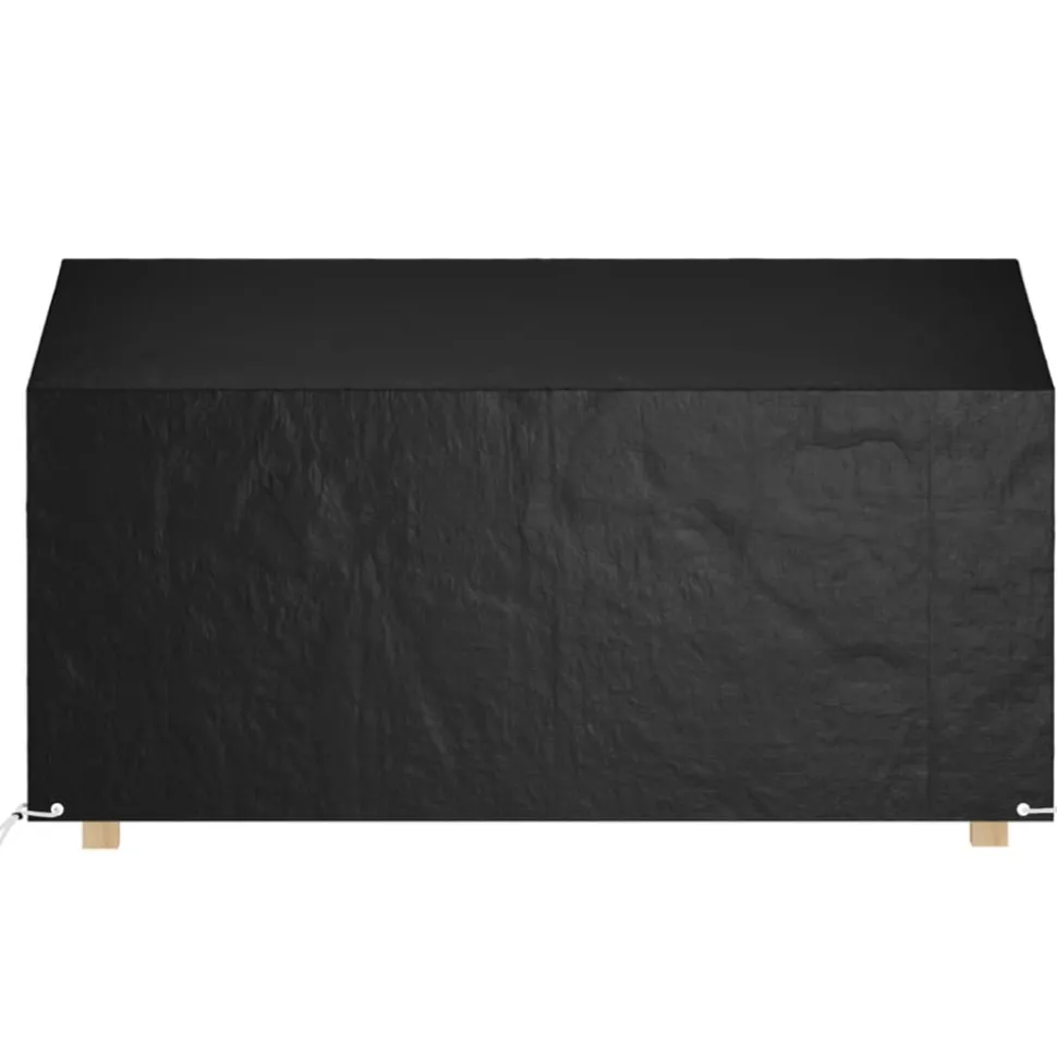 VIDAXL - Housses de banc de jardin 2 pcs 8 œillets 190x70x70/88 cm pe