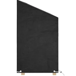 VIDAXL - Housses de banc de jardin 2 pcs 8 œillets 190x70x70/88 cm pe