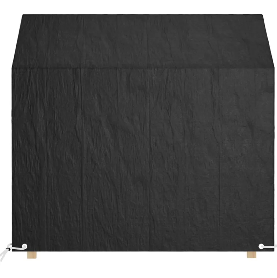 VIDAXL - Housses de banc de jardin 2 pcs 8 œillets 130x70x70/88 cm pe
