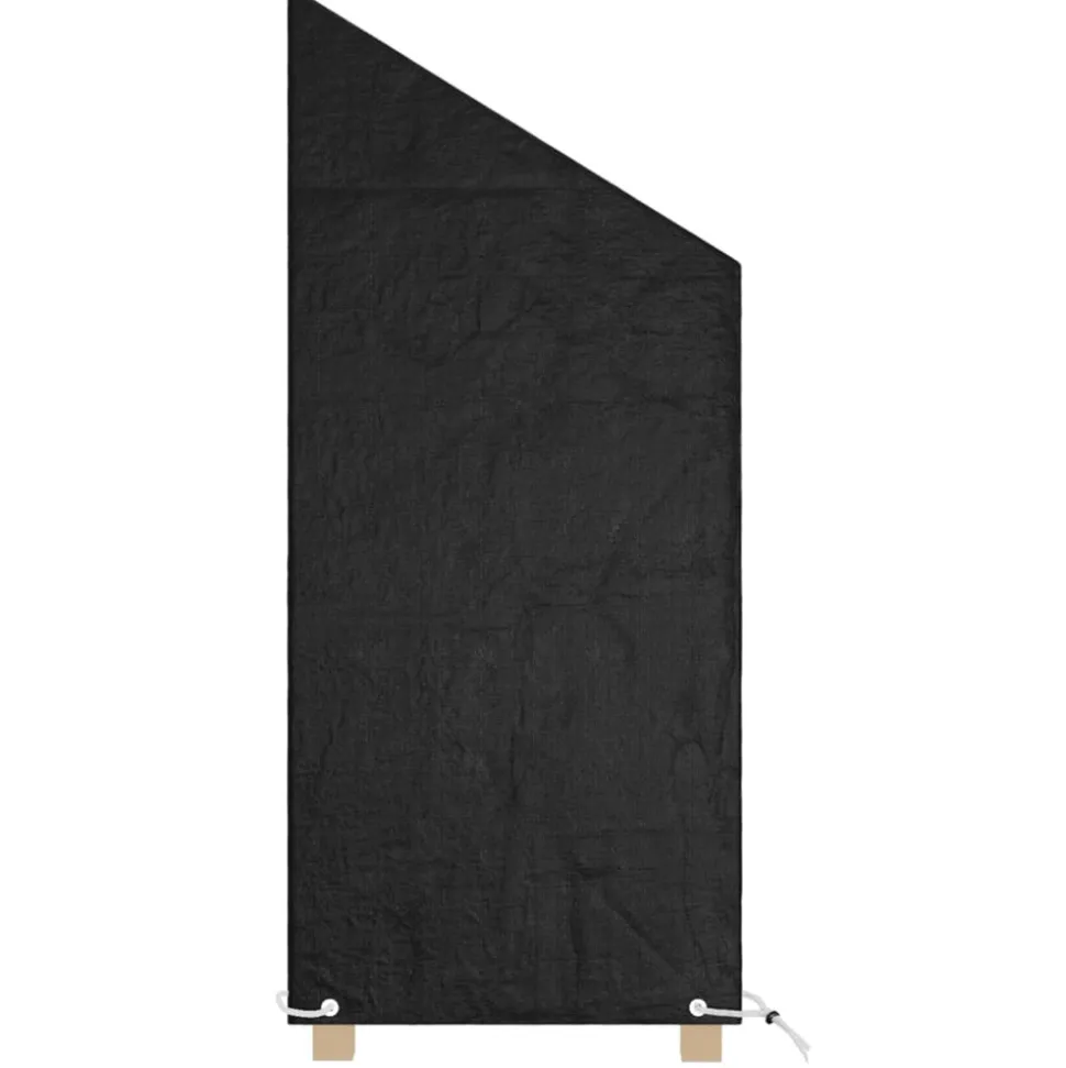 VIDAXL - Housses de chaise de jardin 2 pcs 8 œillets 65x65x110/150 cm pe
