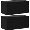 VIDAXL - Housses de meubles de jardin 2 pcs 6 œillets 160x80x75 cm