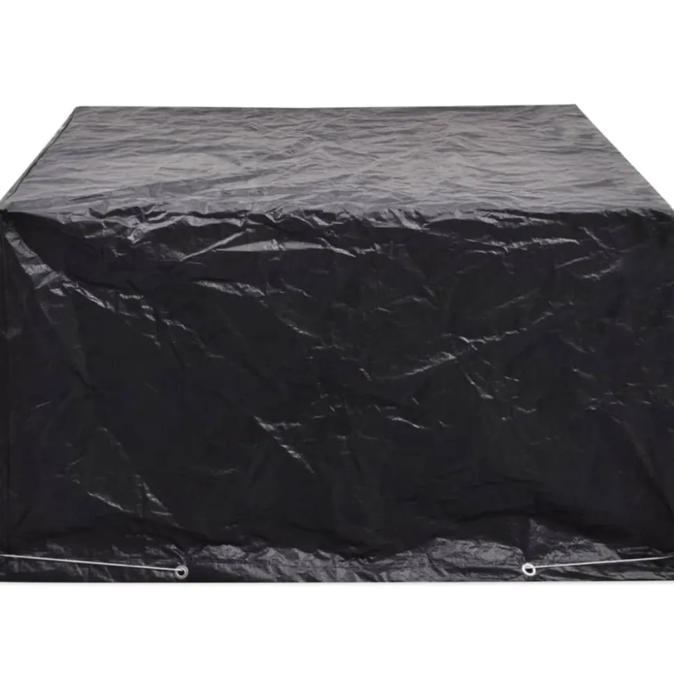 VIDAXL - Housses de salon de jardin 2 pcs rotin 8 œillets 172x113 cm