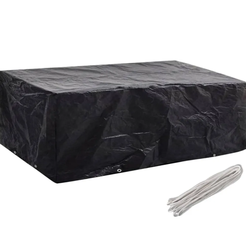 VIDAXL - Housses de salon de jardin 2 pcs 8 œillets 200x160x70 cm