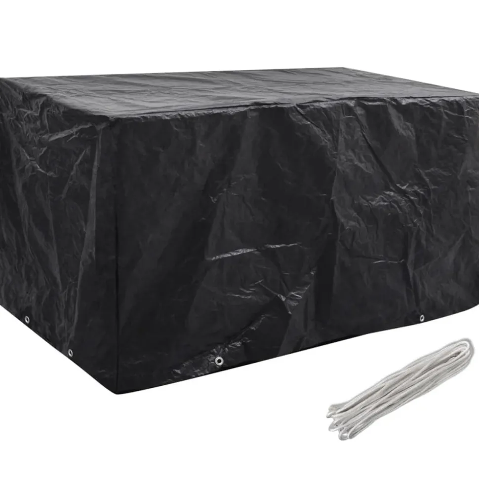 VIDAXL - Housses de salon de jardin 2 pcs 8 œillets 180x70x90 cm