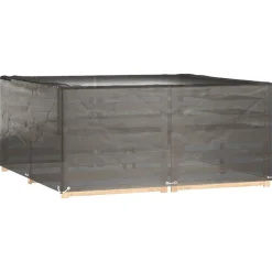 VIDAXL - Housses de salon de jardin 2 pcs 16 œillets 205x205x90 cm carré