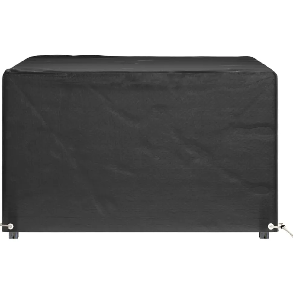 VIDAXL - Housses de salon de jardin 2 pcs 8 œillets 132x132x80 cm carré