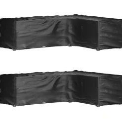 VIDAXL - Housses de salon de jardin en forme de l 2 pcs 18 œillets
