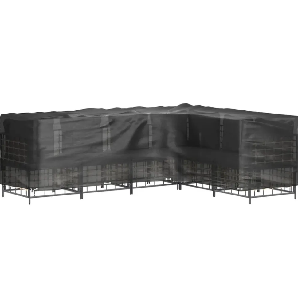 VIDAXL - Housses de salon de jardin en forme de l 2 pcs 18 œillets