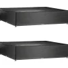 VIDAXL - Housses de salon de jardin 2 pcs 16 œillets 240x240x55 cm carré