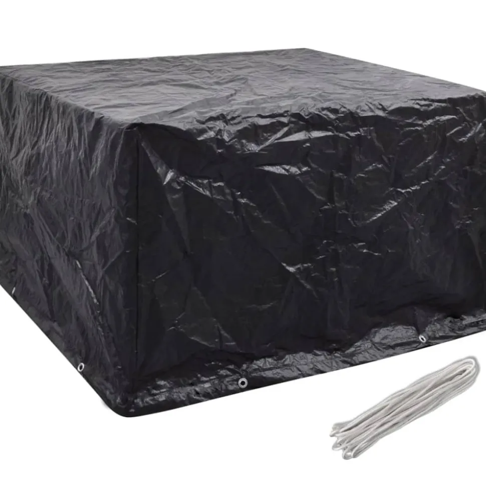 VIDAXL - Housses de salon de jardin 2 pcs 8 œillets 135x135x90 cm