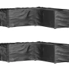 VIDAXL - Housses de salon de jardin en forme de l 2 pcs 16 œillets