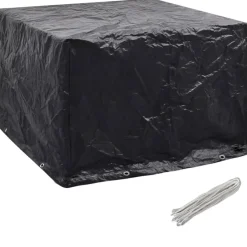 VIDAXL - Housses de salon de jardin 2 pcs 8 œillets 122x112x98 cm