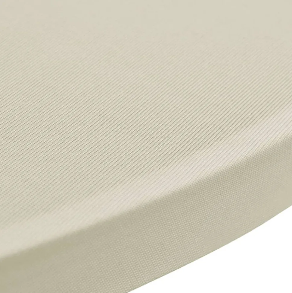 VIDAXL - Housses élastiques de table ø 70 cm crème 4 pcs
