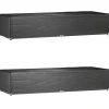 VIDAXL - Housses pour chaise longue 2 pcs 12 œillets 205x75x40 cm pe