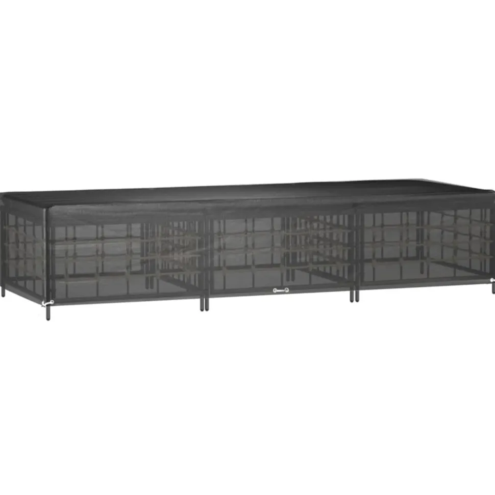 VIDAXL - Housses pour chaise longue 2 pcs 12 œillets 205x75x40 cm pe