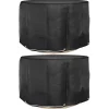 VIDAXL - Housses pour meubles de jardin 2 pcs 6 œillets ø125x75 cm rond