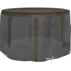 VIDAXL - Housses pour meubles de jardin 2 pcs 6 œillets ø125x75 cm rond