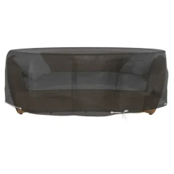 VIDAXL - Housses pour salon îlot 2 pcs 8 œillets ø188x50 cm rond