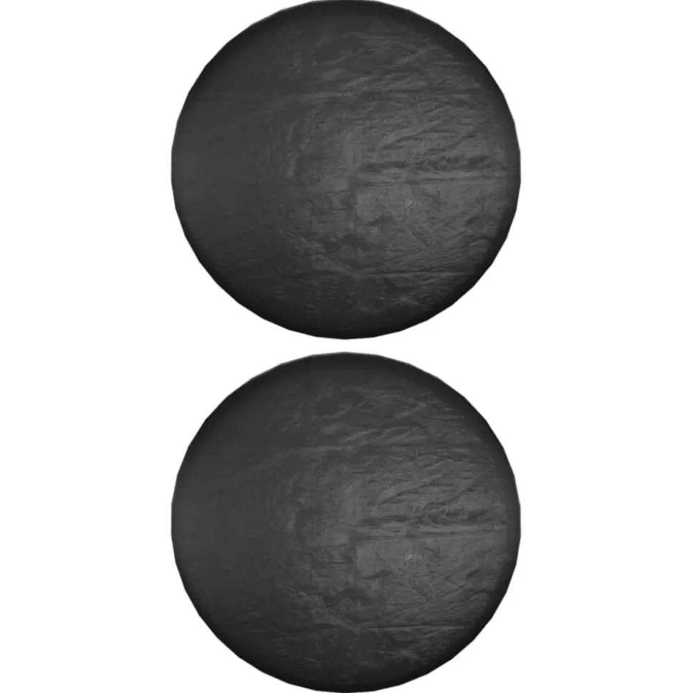 VIDAXL - Housses pour salon îlot 2 pcs 8 œillets ø188x50 cm rond