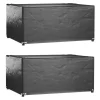 VIDAXL - Housses salon de jardin2pcs 8œillets 160x120x75cm rectangulaire