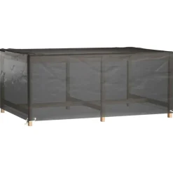 VIDAXL - Housses salon de jardin2pcs 8œillets 180x122x75cm rectangulaire