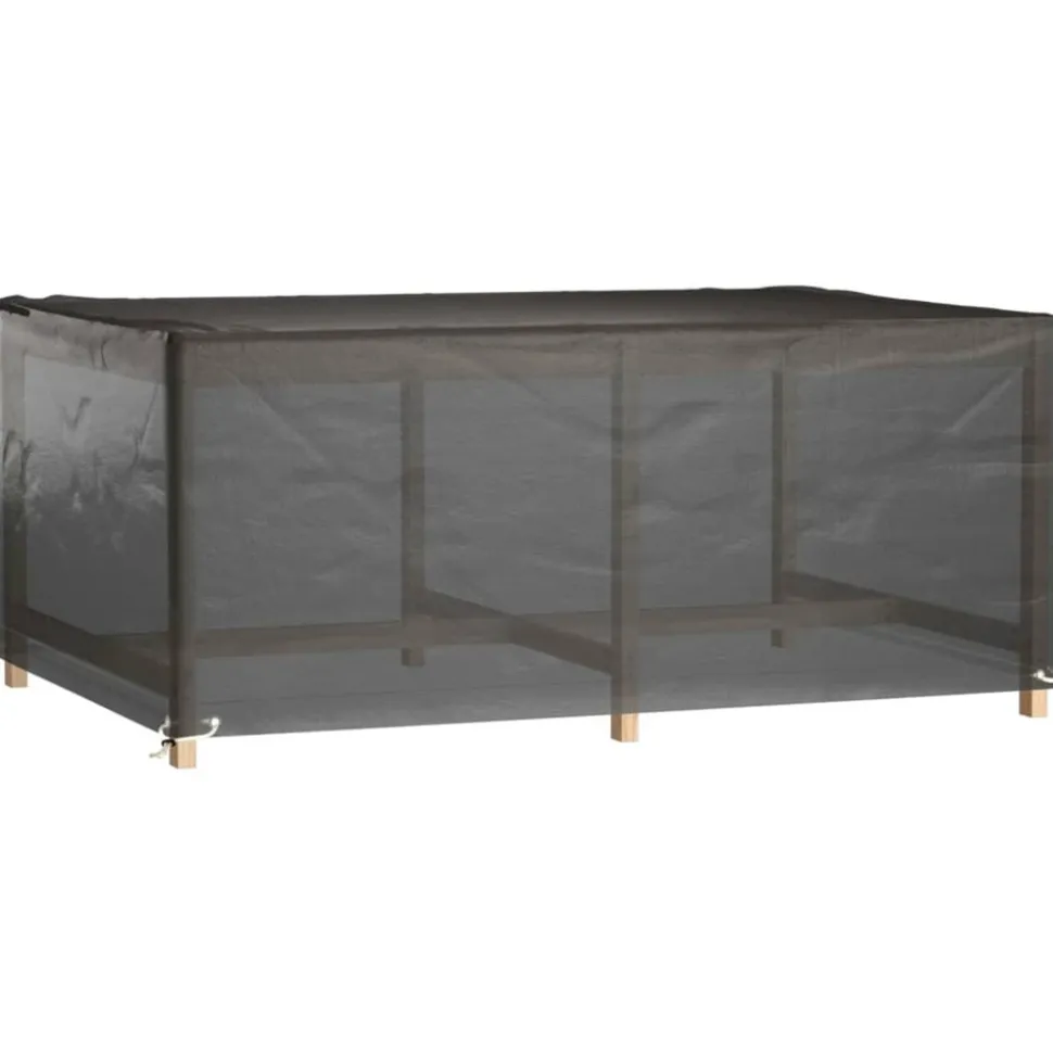 VIDAXL - Housses salon de jardin2pcs 8œillets 180x122x75cm rectangulaire