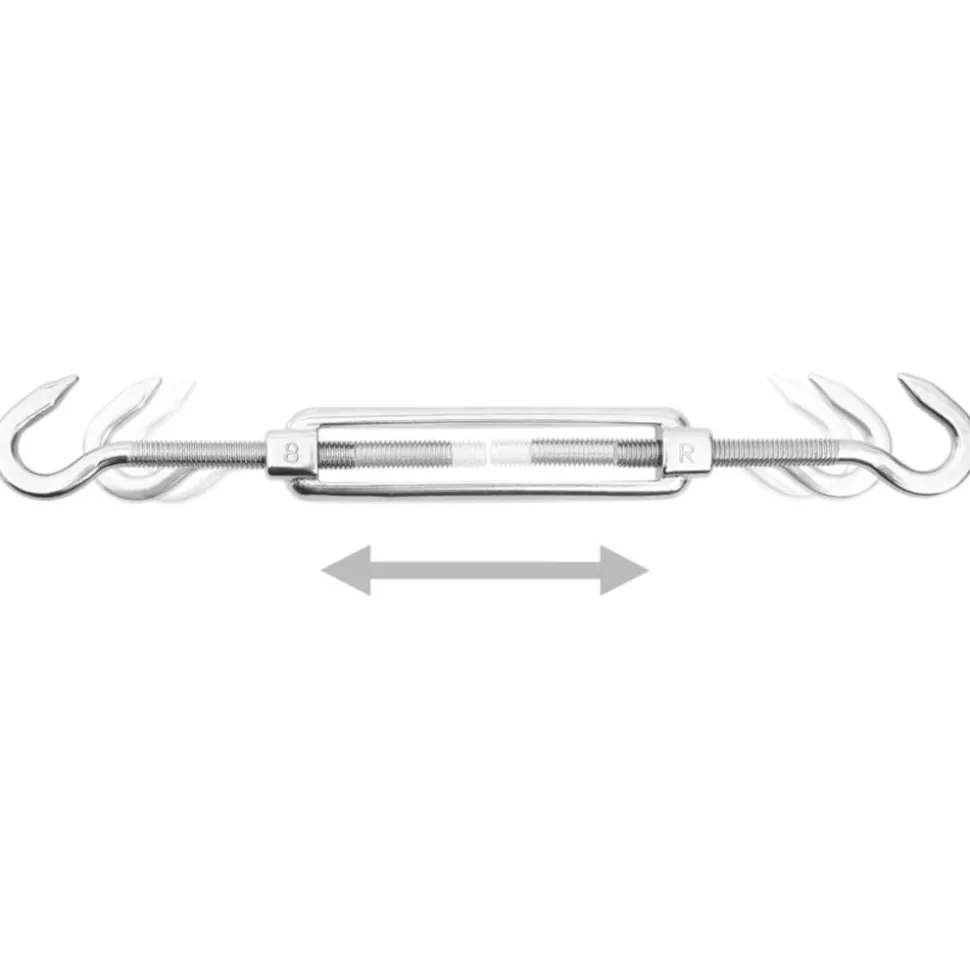 VIDAXL - Jeu d'accessoires de voile d'ombrage 12 pcs acier inoxydable
