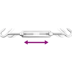 VIDAXL - Jeu d'accessoires de voile d'ombrage 9 pcs acier inoxydable