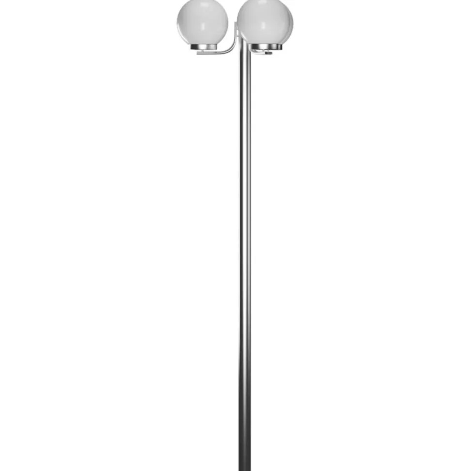 VIDAXL - Lampadaire de jardin 3 lampes 220 cm