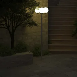 VIDAXL - Lampadaire de jardin 3 lampes 220 cm