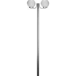 VIDAXL - Lampadaire de jardin 2 lampes 220 cm