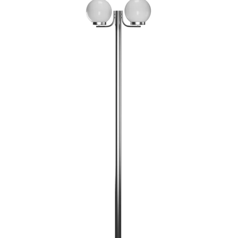 VIDAXL - Lampadaire de jardin 2 lampes 220 cm