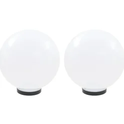 VIDAXL - Lampe à led sous forme de boule 2 pcs sphérique 30 cm pmma