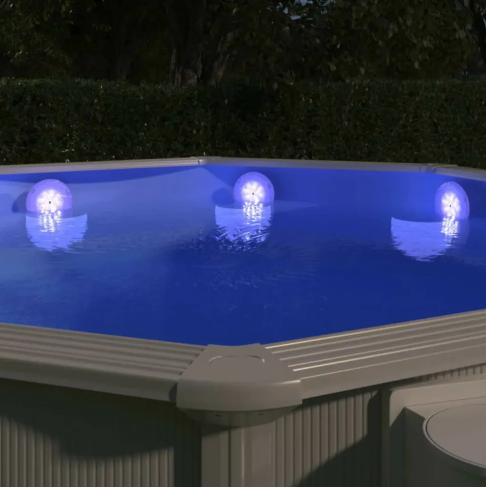 VIDAXL - Lampe led flottante submersible de piscine avec télécommande