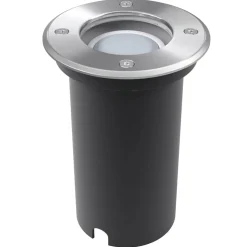 VIDAXL - Lampes au sol à led d'extérieur 3 pcs rond