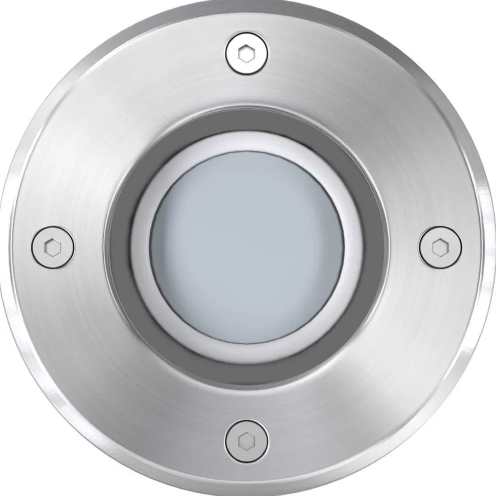 VIDAXL - Lampes au sol à led d'extérieur 3 pcs rond