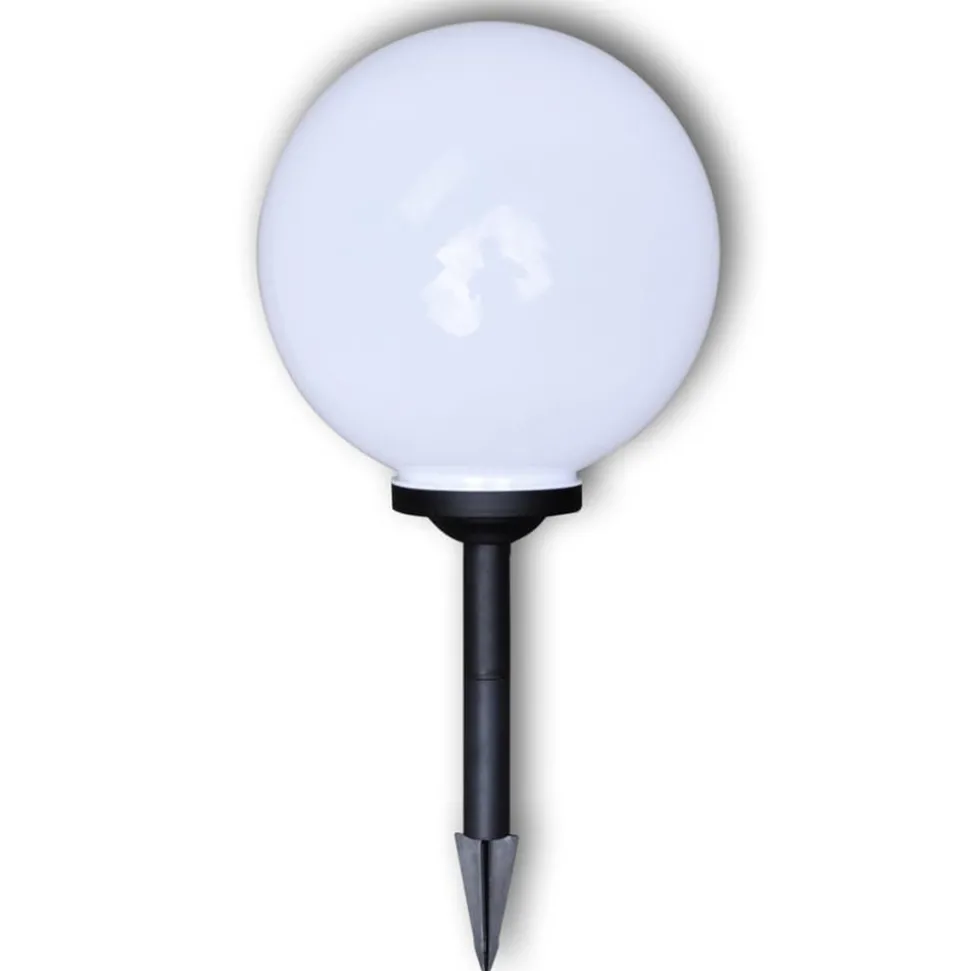 VIDAXL - Lampes d'allée à led 2 pcs 30 cm avec piquet de sol